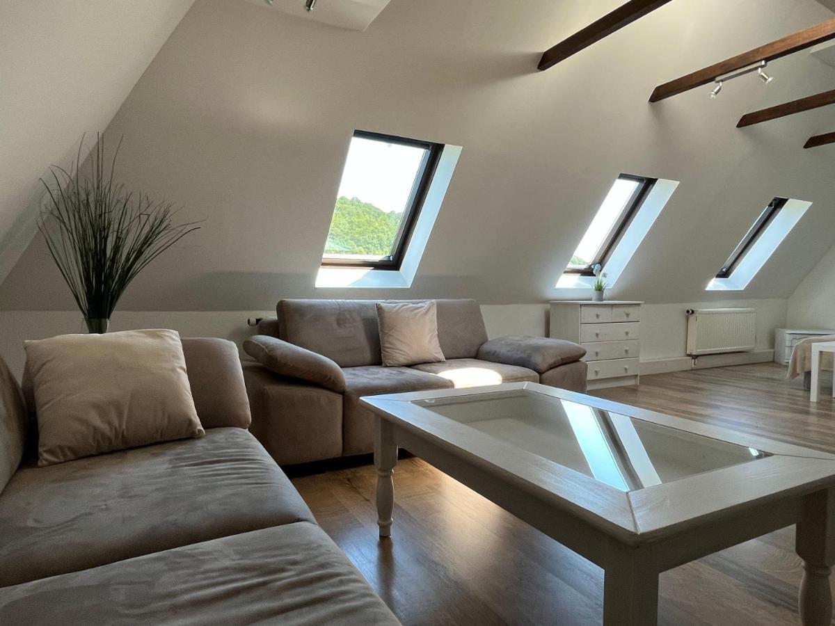 Sächsische Schweiz Ferienhaus mit Elbblick Sauna und Kamin Königstein Exterior foto